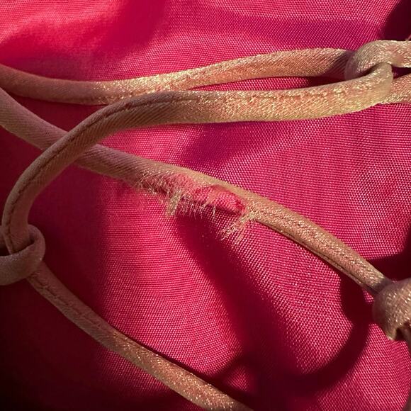 Roberta Y2K Pink Glitter Prom Gown 9/10 Rhinestone Trim Shimmer Overlay Tulle - Picture 10 of 14